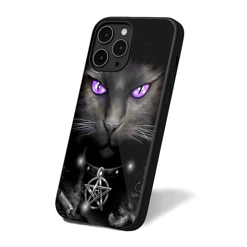 Black Cat Witch Supernatural iPhone 16 Case Cover