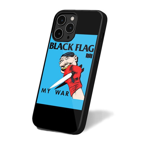 Black Flag My War iPhone 16 Case Cover