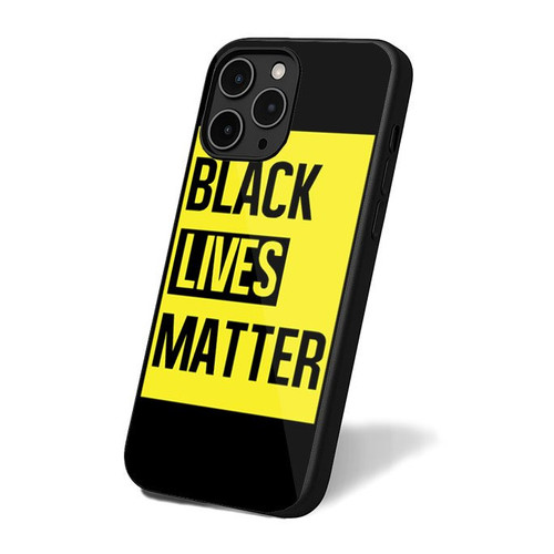 Black Lives Matter Black Yellow iPhone 16 Case Cover