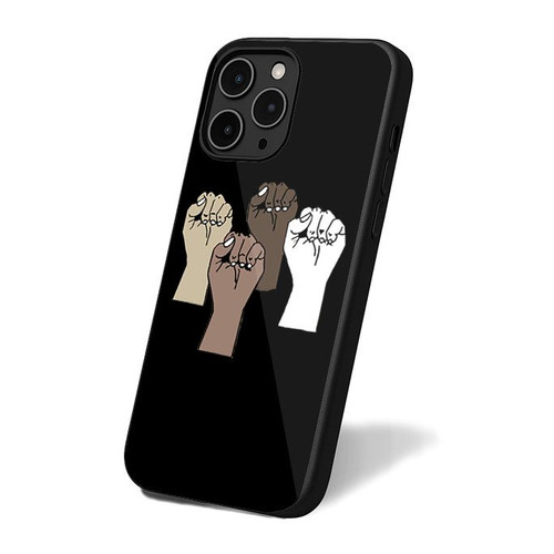 Black Lives Matter Hand Classic Art Retro Simple Vintage iPhone 16 Case Cover