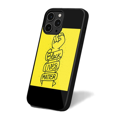 Black Lives Matter Yellow iPhone 16 Case Cover