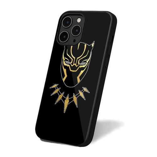 Black Panther Face King Wakanda iPhone 16 Case Cover