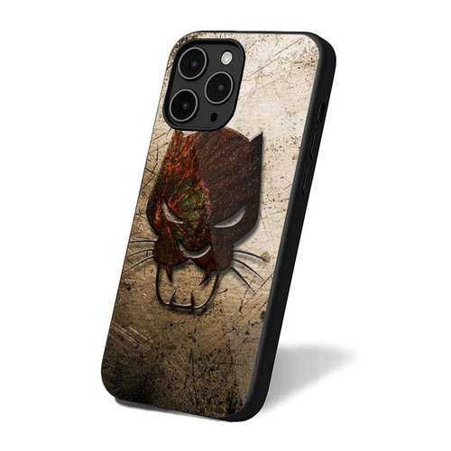 Black Panther Marvel Logo Vintage Art Simple Retro iPhone 16 Case Cover