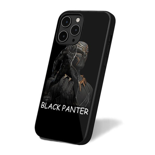 Black Panther Simple Retro Art iPhone 16 Case Cover