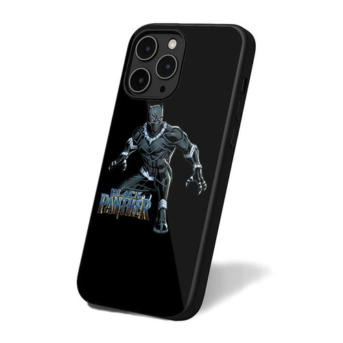 Black Panther T Challa Marvel Super Hero Retro Art Simple iPhone 16 Case Cover