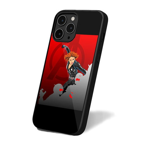 Black Widow Captain America 1 iPhone 16 Case Cover