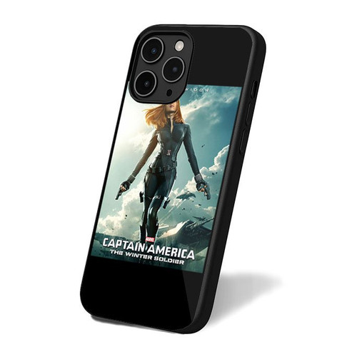 Black Widow Captain America Winter Soldier iPhone 16 Case Cover