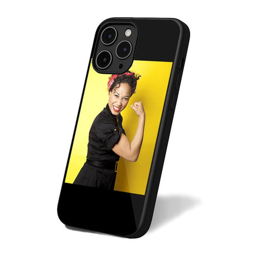 Black Woman Rosie The Riveter iPhone 16 Case Cover