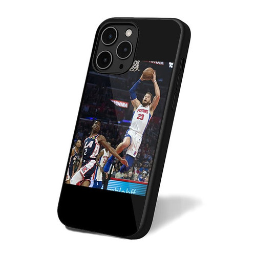 Blake Griffin Dunk Pistons iPhone 16 Case Cover