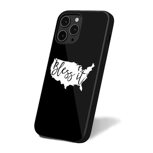 Bless It Map Of Usa 4Th Of July iPhone 16 Case Cover
