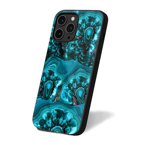 Blue Agate Stone iPhone 16 Case Cover