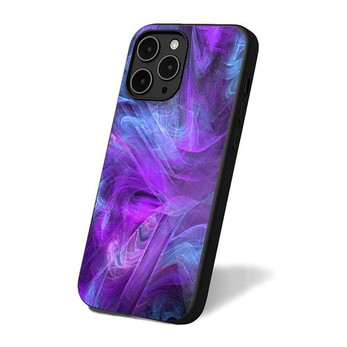 Blue And Pink Swirls Texture Abstract iPhone 16 Case Cover