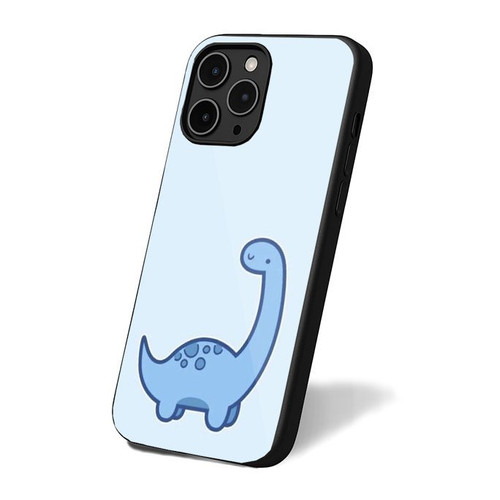 Blue Baby Dino iPhone 16 Case Cover