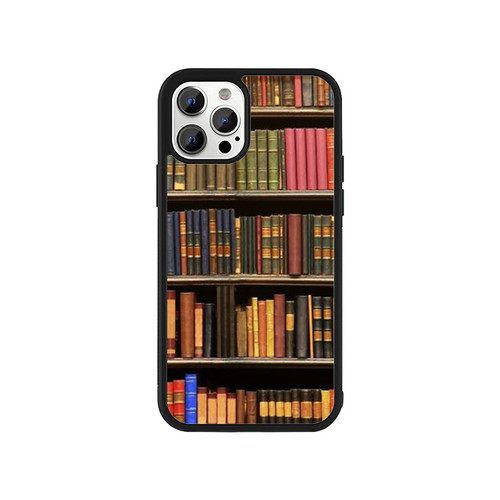 Library Bookshelf Bookcase Wallpaper iPhone 13 / 13 Mini / 13 Pro / 13 Pro Max Case Cover