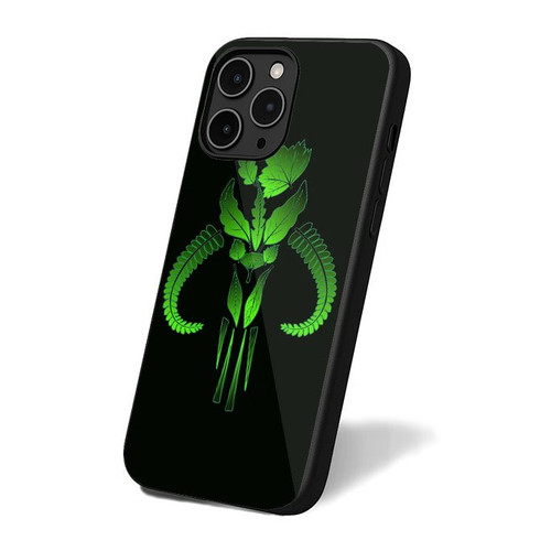 Boba Fett Leaves Logo Star Wars Art iPhone 16 Case Cover