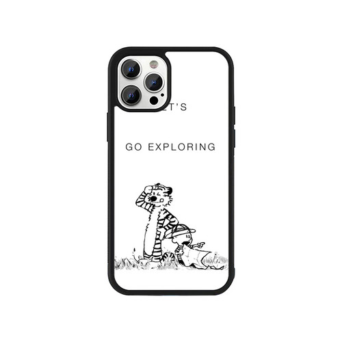 Let'S Go Exploring Calvin And Hobbes iPhone 13 / 13 Mini / 13 Pro / 13 Pro Max Case Cover