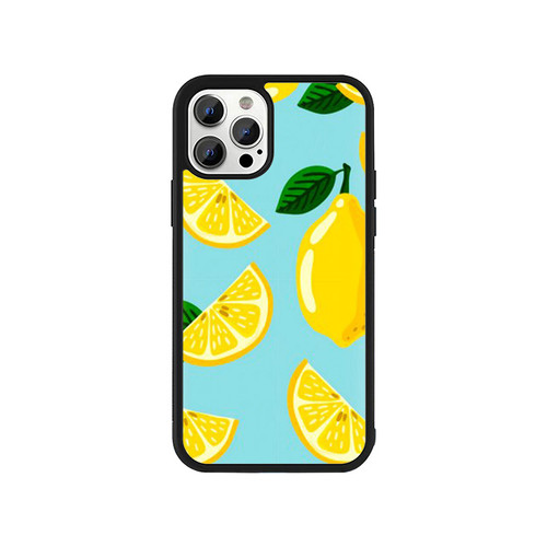 Lemon With Slice Seamless Pattern iPhone 13 / 13 Mini / 13 Pro / 13 Pro Max Case Cover