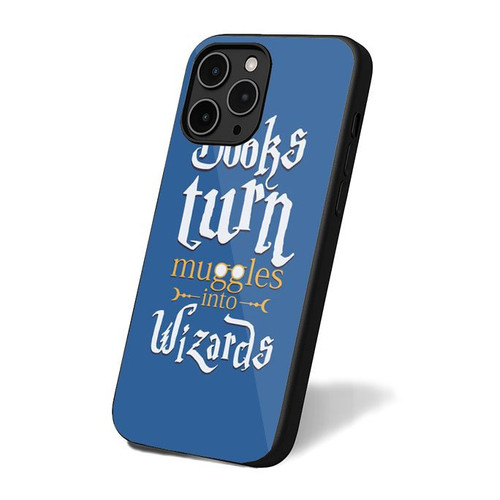 Books Turn Muggles Into Wizards iPhone 16 Case Cover