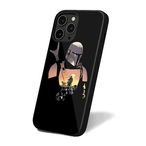 Bounty Hunter Silhouette iPhone 16 Case Cover