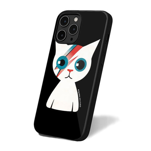 Bowie Cat iPhone 16 Case Cover