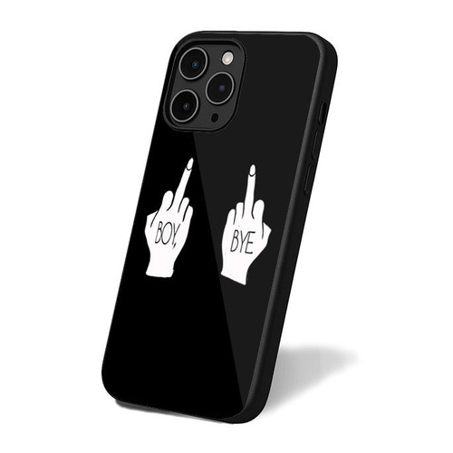 Boy Bye Middle Finger iPhone 16 Case Cover