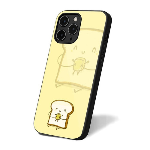 Bread And Butter Cartoon iPhone 16 Case Cover