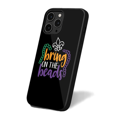 Bring On Beads Mardi Gras iPhone 16 Case Cover
