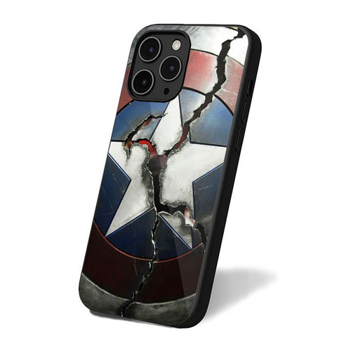 Broken Sield Captain American Age Of Ultron iPhone 16 Case Cover
