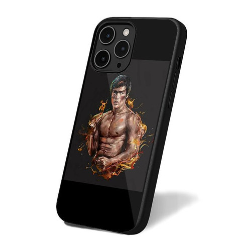 Bruce Lee Fire iPhone 16 Case Cover