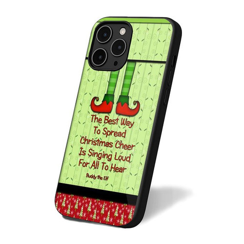 Buddy The Elf Christmas Holiday Spread Cheer Singing Loud Quote 2 iPhone 16 Case Cover