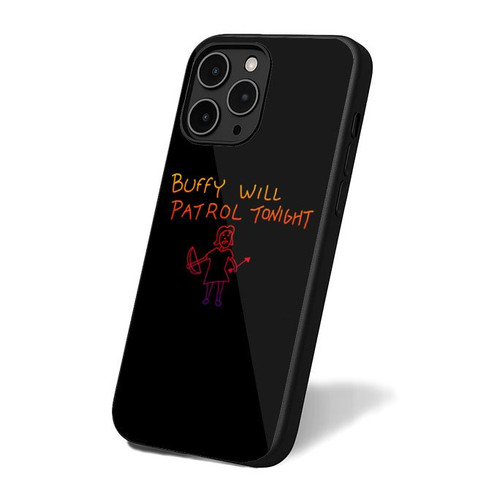 Buffy Will Patrol Tonite iPhone 16 Case Cover