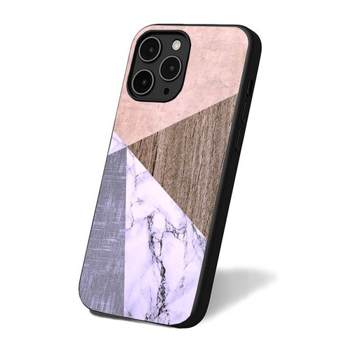 Burgundy Marble iPhone 16 Case Cover