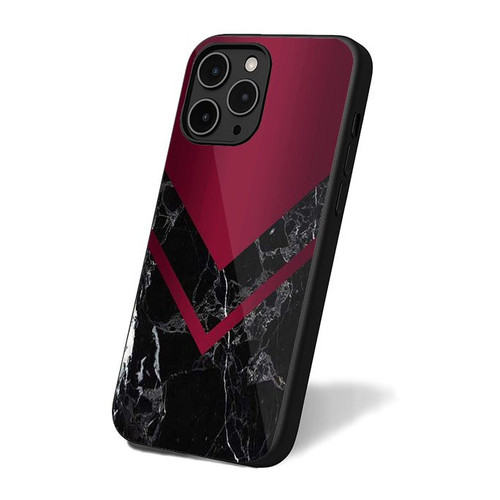 Burgundy Marble Wallpaper 1 iPhone 16 Case Cover