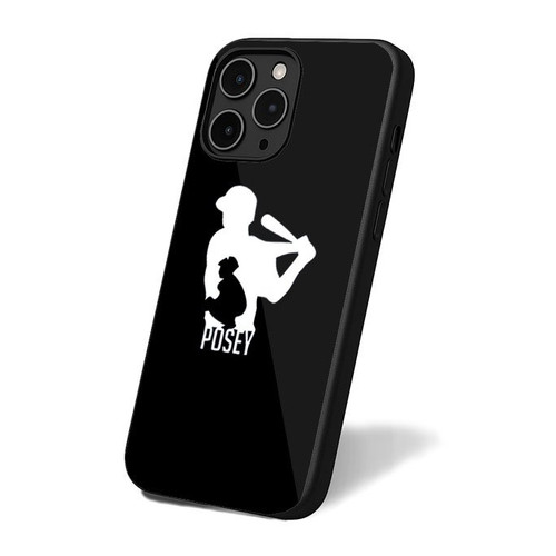 Buster Posey San Francisco Giants Baseball Silhouette iPhone 16 Case Cover Buster Posey San Francisco Giants Baseball Silhouette iPhone 16 Case Cover