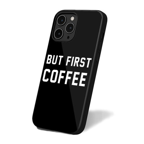 But First Coffee Classic Simple Vintage Art Retro iPhone 16 Case Cover