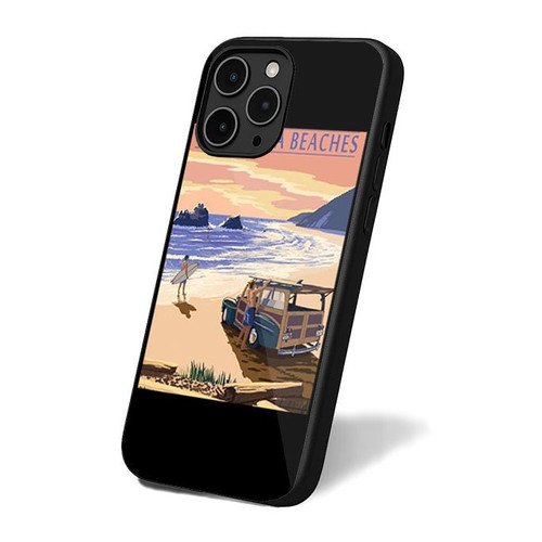 California Beaches Woody On Beach iPhone 16 Case Cover