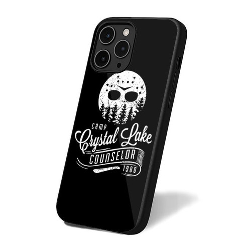 Camp Crystal Lake Counselor Art Simple Retro iPhone 16 Case Cover