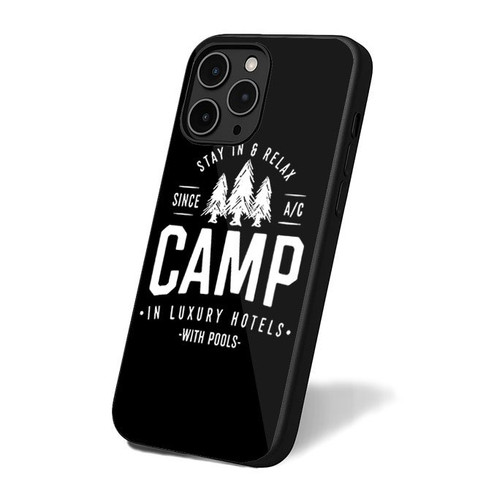 Camp In Hotels iPhone 16 Case Cover