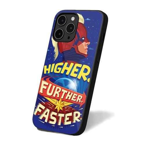 Captain Higher Further Faster iPhone 16 Case Cover