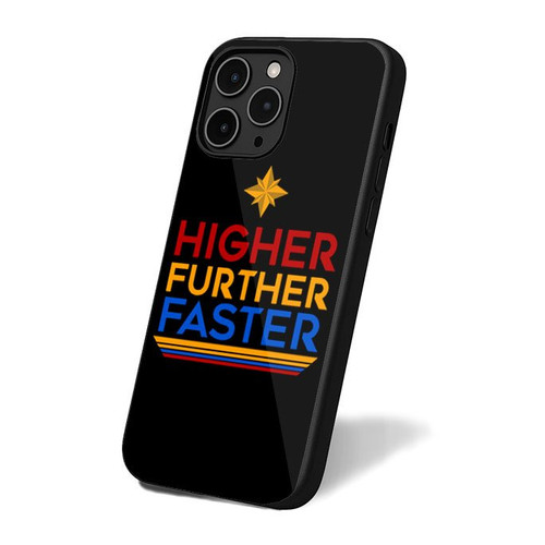 Captain Marvel Avengers Higher Further Faster 1 iPhone 16 Case Cover