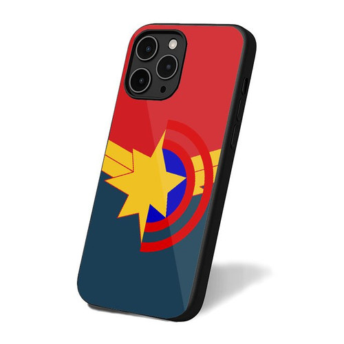 Captain Marvel Captain America Logo iPhone 16 Case Cover