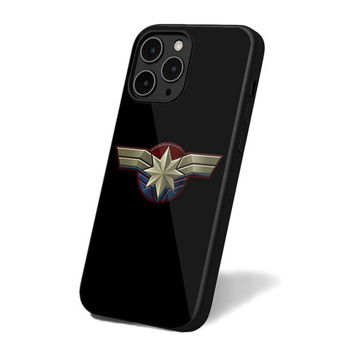 Captain Marvel Logo Retro Art Simple iPhone 16 Case Cover