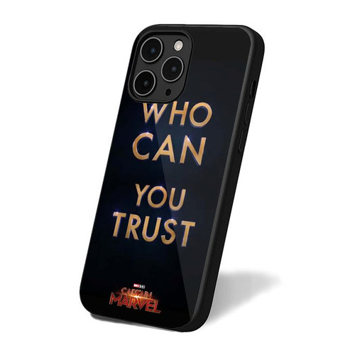 Captain Marvel Who Can You Trust iPhone 16 Case Cover