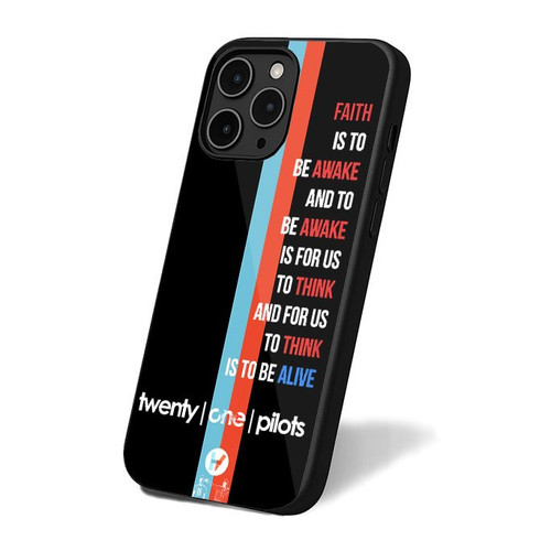 Car Radio Lyrics Twenty One Pilots iPhone 16 Case Cover