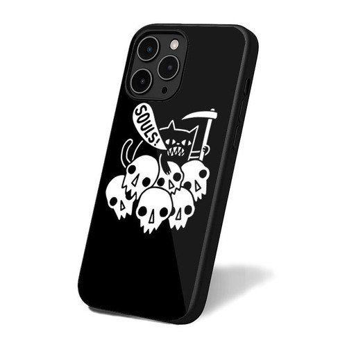 Cat Got Your Soul Art Vintage Simple iPhone 16 Case Cover