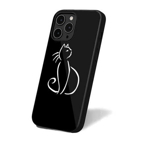 Cat Lines Cat Design Cat Lover iPhone 16 Case Cover