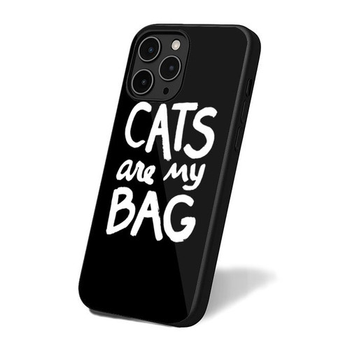 Cat Lover Cats Are My Bag Gift For Cat Lover Funny Funny Quote iPhone 16 Case Cover
