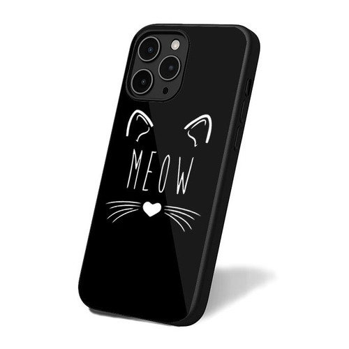 Cat Meow Funny Cat Crazy Cat Lady iPhone 16 Case Cover
