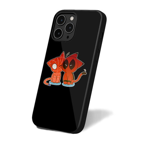 Cat Pool Deadpool Parody iPhone 16 Case Cover