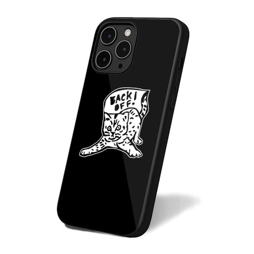 Cat Says Back Off Cat Lover iPhone 16 Case Cover